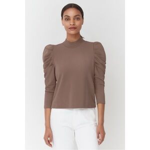 Cuyana French Terry Puff Sleeve Sweatshirt